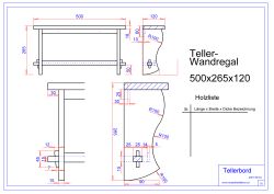 Tellerregal Cad