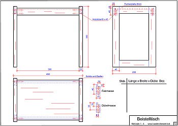 Beistelltisch Cad