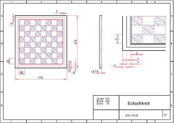 Schachbrett Cad