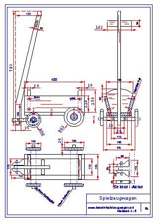 Spielzeugwagen Cad