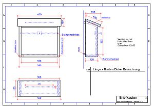 Briefkasten Cad