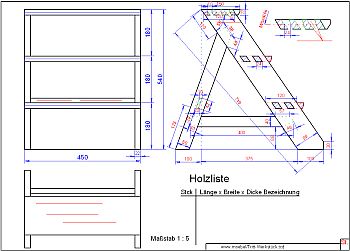 Tritt-Werkstck Cad