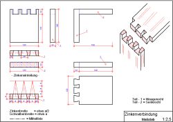 Zinkenverbindung
              Einfach Cad