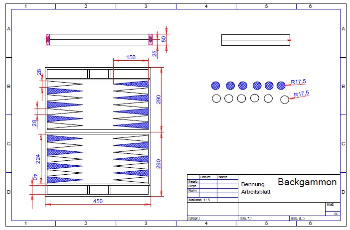 Backgommen-Cad