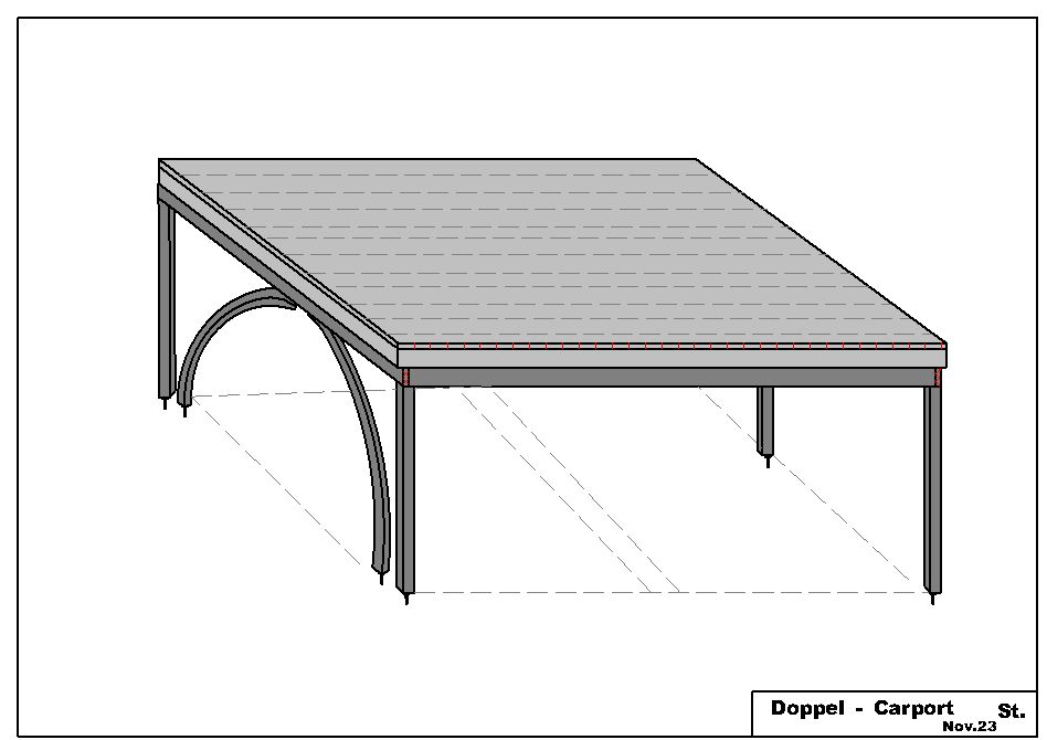 Doppel-Carport