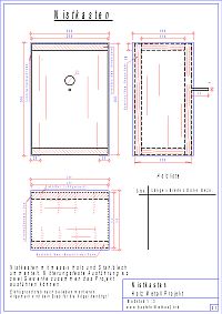 Nistkasten mit Stahlblech Cad
