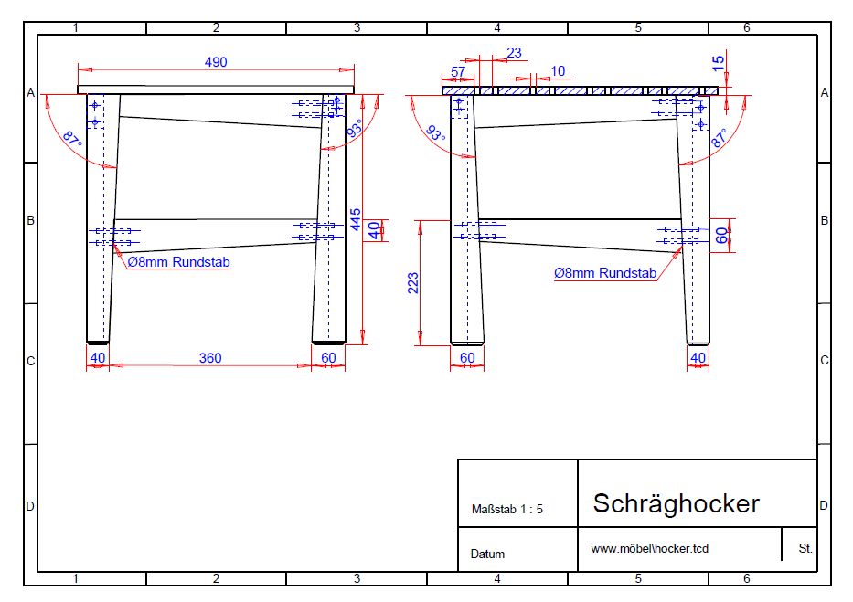 Schraeghocker-Cad