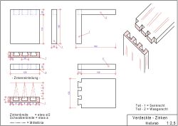 Verdeckte Zinken-Cad