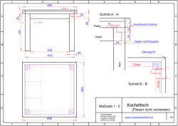 Kacheltisch Cad